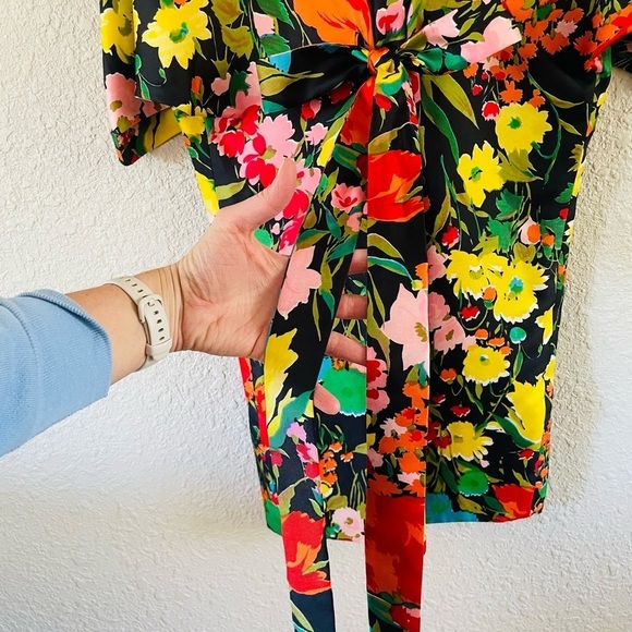 Vintage 40s/50s Mitzi Morgan Floral Dress - Picture 3 of 16